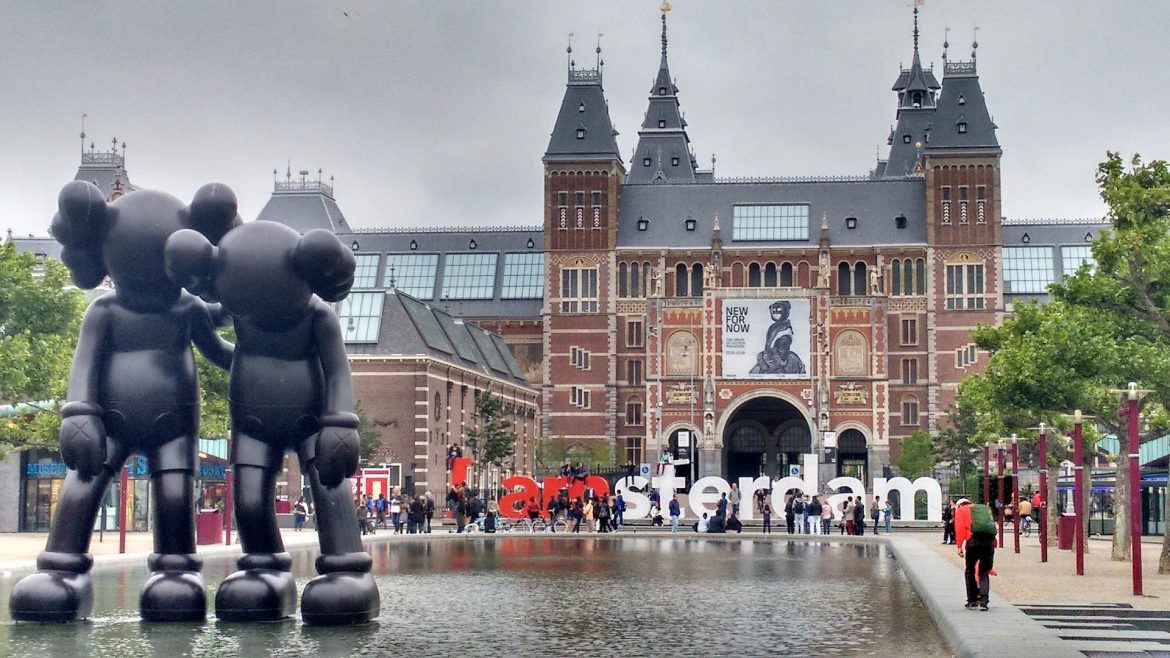 Unos pocos selfies se han hecho ya en el "I am Amsterdam"