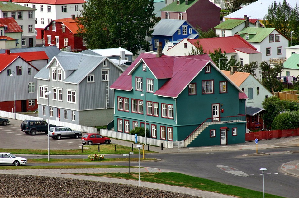 Islandia es conocida por su colorida arquitectura