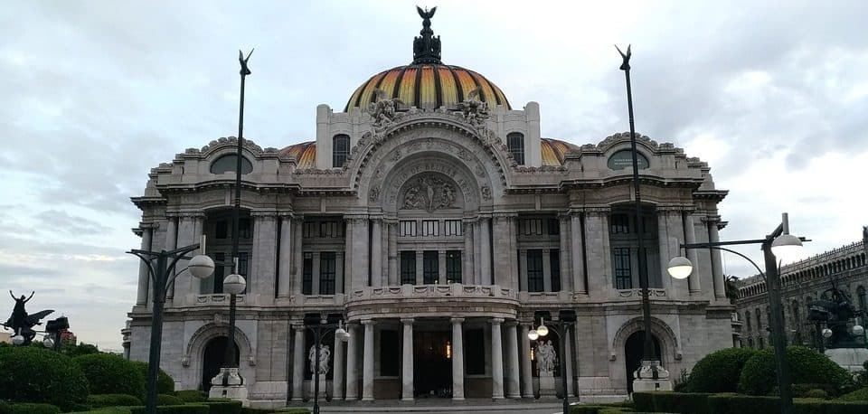 El palacio de las bellas artes de Ciudad de México