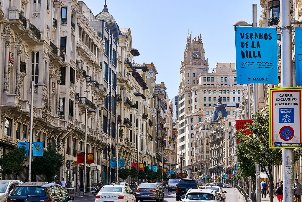Gran Vía es la calle más famosa de Madrid