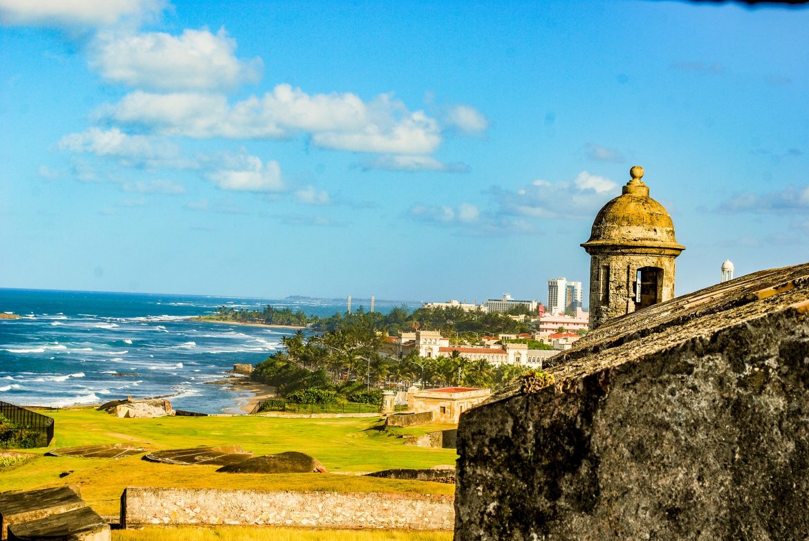 Vista de la bahía de San Juan, Puerto Rico
