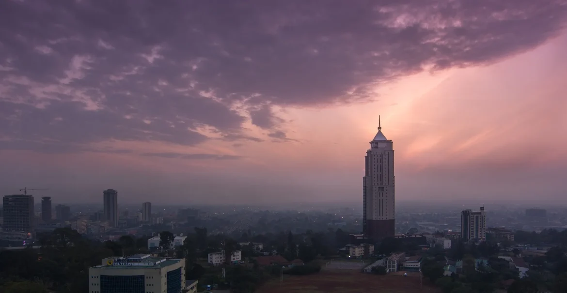 Panorámica de la capital de Kenia, Nairobi