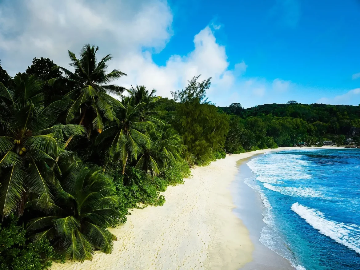 Playas tropicales de arena blanca en Seychelles